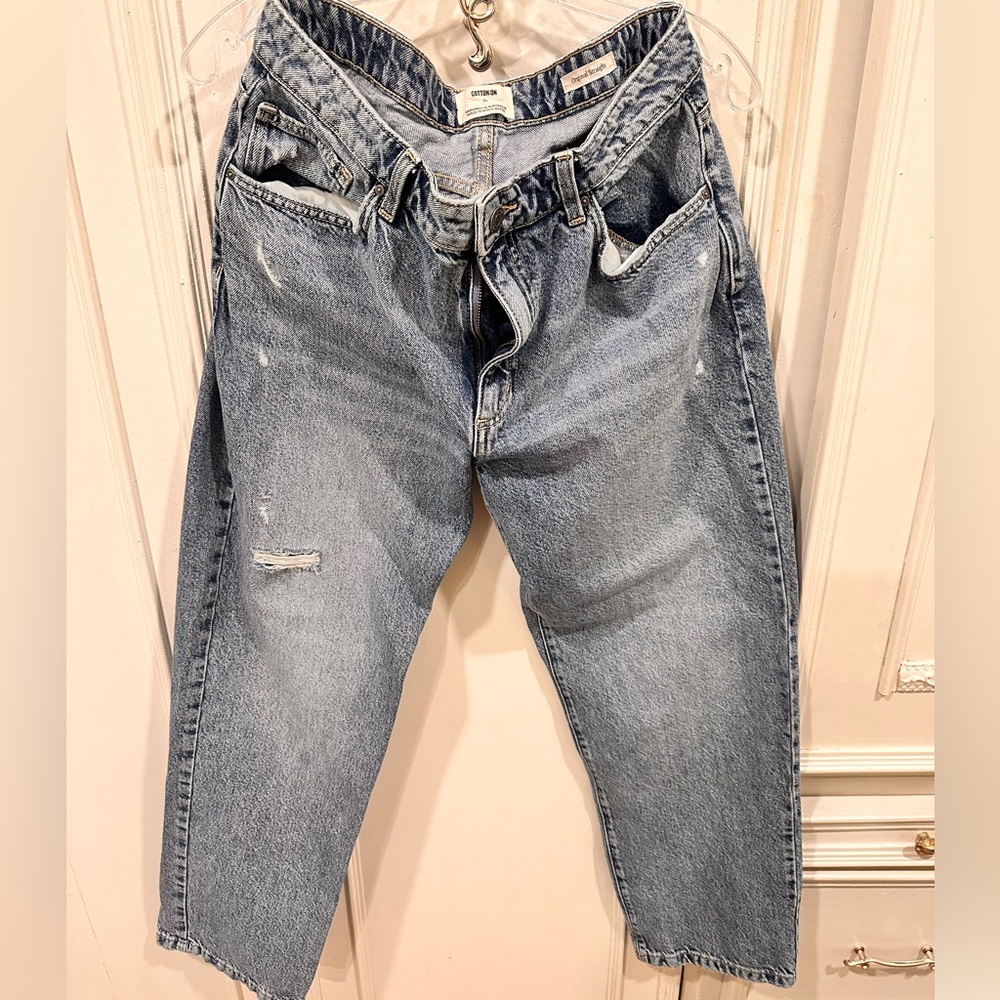 Cotton On Light Blue Boyfriend Jeans